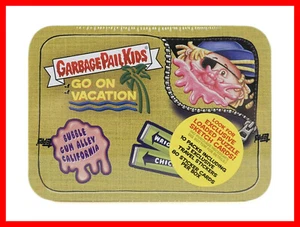 Topps Box Garbage Pail Kids Series 1 Goes on Vacation Tin boite metal Stickers