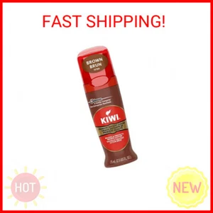 KIWI Brown Shoe Polish and Shine Leather Care for Dress Shoes and Boots 2.5 Oz - Picture 1 of 2