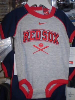 BOSTON RED SOX NIKE 2 PIECE SHORT SET INFANT 3/6MO NWT NEW - Image 1 of 3