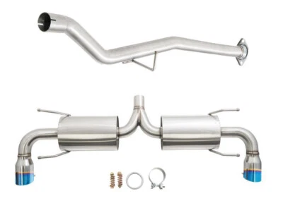 MEGAN RACING OE-RS CATBACK EXHAUST BLUE TIP FOR 04-08 MAZDA RX8 SE3P 13B-MSP Foto 1 de 4