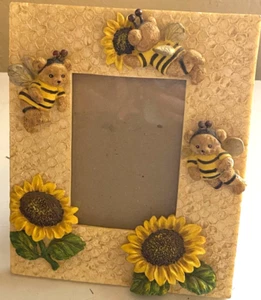 BEAR BEES 3 1/2" X 5" Freestanding Photo Frame, MINT Condition (Brand Unknown)  - Picture 1 of 4