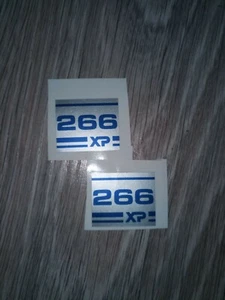 2 Husqvarna non-OEM 266 XP COVER sticker decal 5034499-01 replica - Picture 1 of 1