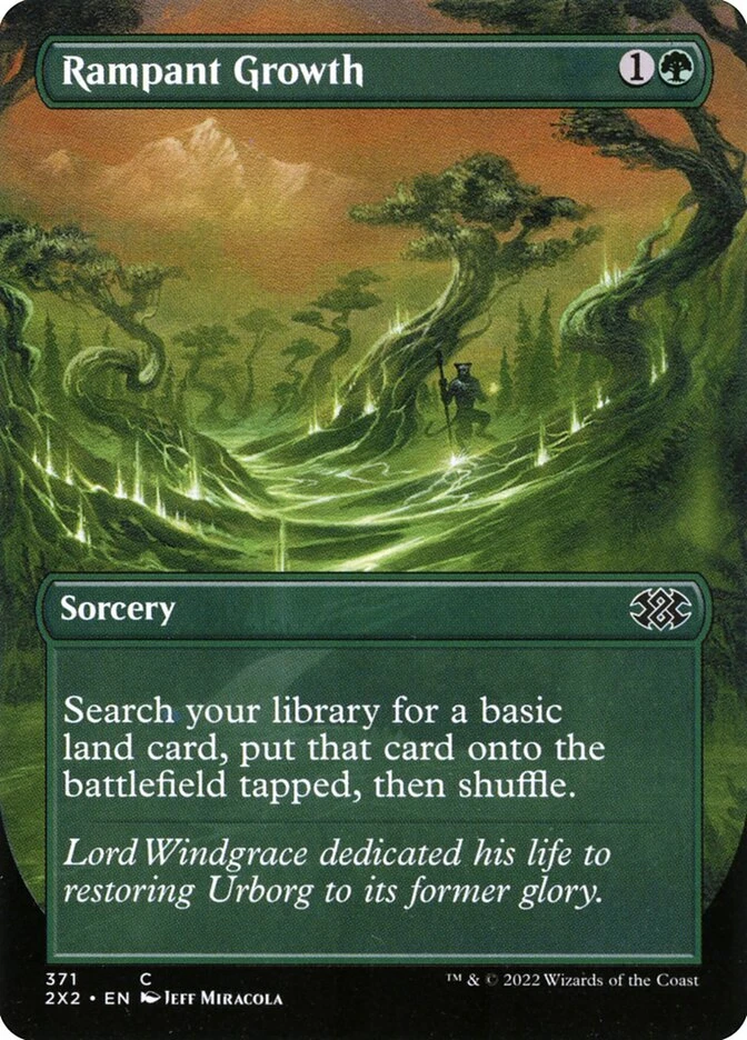 Rampant Growth (Borderless) Double Masters 2022 Regular - Image 1 of 1