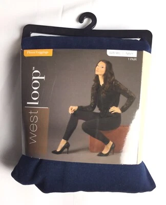 Leggings para mujer West Loop polar azul marino suave texturizado opaco M/L 1 par nueva estratagema Foto 1 de 4