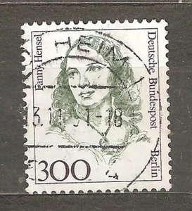 Germany (Berlin): 1 used definitive stamp of a set, Famous women, 1989, Mi#849 - Picture 1 of 1