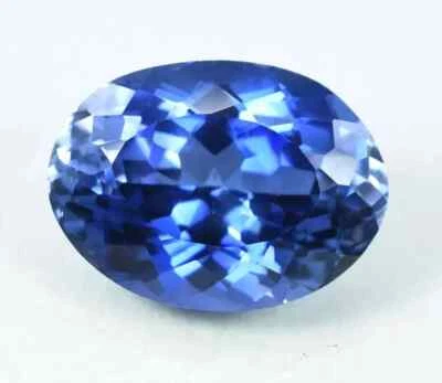 Natural Blue Sapphire 6.10 Ct Oval Shape CERTIFIED Loose Gemstone + Free Gift - Image 1 of 4