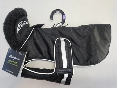 Eddie Bauer Dog Jacket Breathe-Comfort, Waterproof, Windproof, Black, Small - Image 1 of 4
