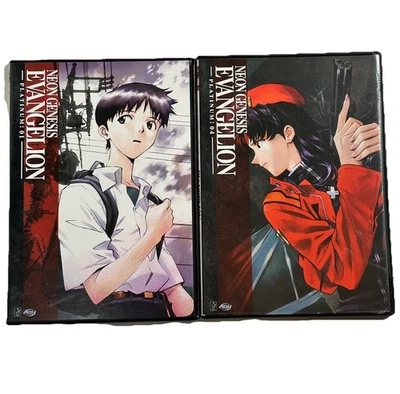 Neon Genesis Evangelion Platinum 1 & 4 DVD Bundle No Box Rare Y2K Anime NTSC VTG - Image 1 of 4
