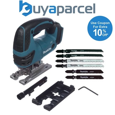 Makita DJV180Z 18v Top Handle Jigsaw LXT Lithium Ion Cordless + 6X Blades - Image 1 of 4