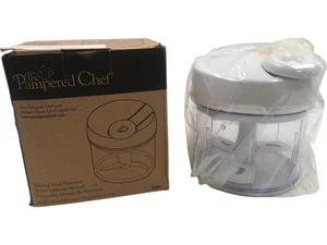 Pampered Chef Manual Food Processor New In Box T2080 HY48 - Picture 1 of 3