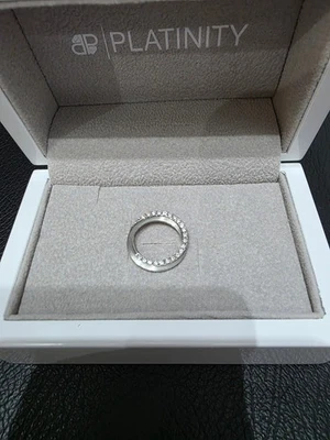 QVC Platinity, 950er Platin Kettenanhänger, 24 Brillanten - Bild 1 von 4