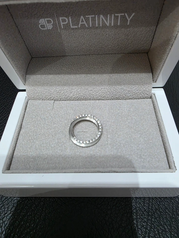 QVC Platinity, 950er Platin Kettenanhänger, 24 Brillanten - Bild 1 von 4