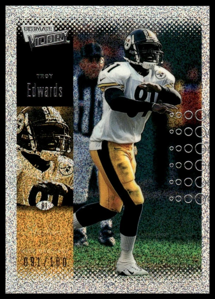 2000 Upper Deck Ultimate Victory #69 Troy Edwards Parallel 100 #/100 - Image 1 of 2