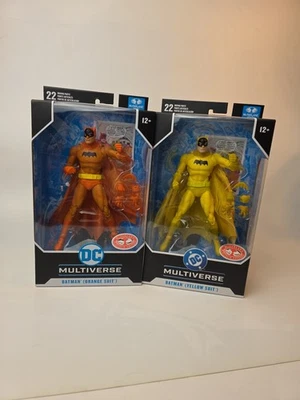 Mcfarlane DC Multiverse Detective Comics Platino Batman Trajes Amarillo y Naranja  Foto 1 de 4
