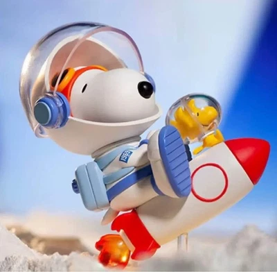 Auténtica Figura Serie Exploración Espacial Snoopy Confirmada Caja Ciega Juguete Regalo Foto 1 de 4
