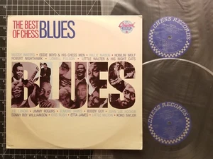THE BEST OF CHESS BLUES 2LPs 1987 VG+/VG+ MUDDY WATERS Vinyl JOHN LEE HOOKER - Picture 1 of 8