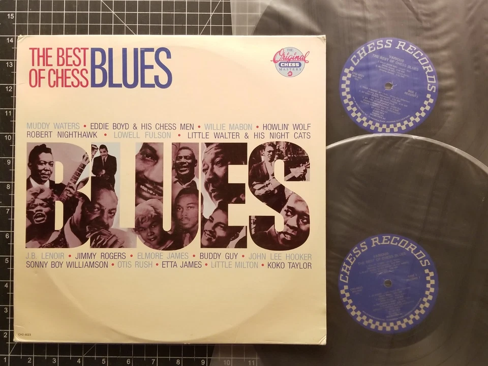 THE BEST OF CHESS BLUES 2LPs 1987 VG+/VG+ MUDDY WATERS Vinyl JOHN LEE HOOKER - Image 1 of 4