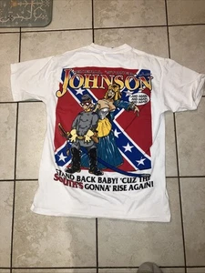 VTG SINGLE STITCH BIG JOHNSON GENERAL STONEBALLS JOHNSON T-SHIRT LARGE 90'S M - Picture 1 of 7