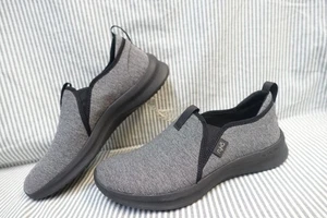 RYKA~NEW!!~RECOVERY REZORB LITE GRAY BLACK TRIM SLIP-ON SNEAKERS WOMEN 7M - Picture 1 of 12