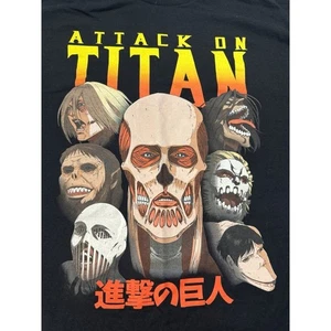 Attack on Titan T-Shirt Ultima Stagione Anime Manga Taglia Small Crunchyroll Nuova Maglietta - Foto 1 di 11