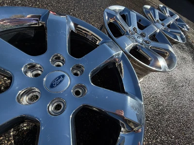 20" FORD F150 EXPEDITION chrome LIMITED OEM FACTORY STOCK WHEELS RIMS 6X135 - Image 1 of 4