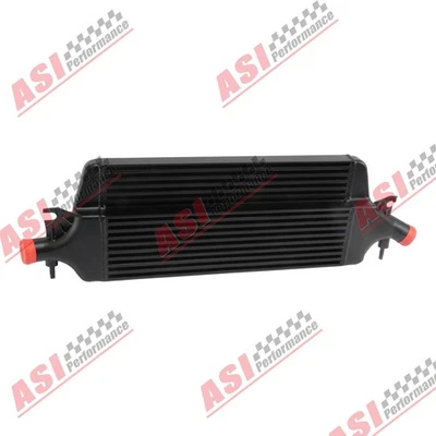 Black Aluminum Intercooler for 16-2019 Infiniti Q50 Sedan 2017-2018 Q60 2.0L Foto 1 de 4