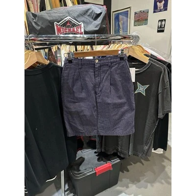 Vintage 90s Eddie Bauer Blue Checkered Plaid Knee Length High Rise Skirt Size 2 - Image 1 of 4