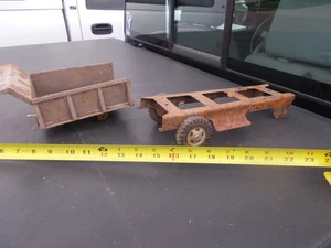 Rough Played with Sandbox Junkyard  Tonka Truck Frame Dump Bed  part AS Found - Picture 1 of 11