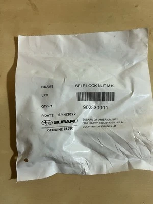 Genuine Subaru Muffler & Pipe Nut 902330011/9023300119R - Image 1 of 2