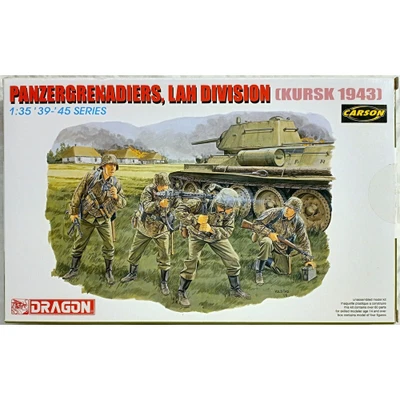 PANZERGRENADIERS KURSK KIT 1:35 Dragon Kit Figure Militari Modellino Nuovo - Immagine 1 di 2
