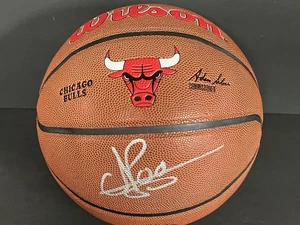 Baloncesto Beckett Witness firmado automáticamente con logotipo de Wilson de Noa Essengue Chicago Bulls. - Imagen 1 de 1