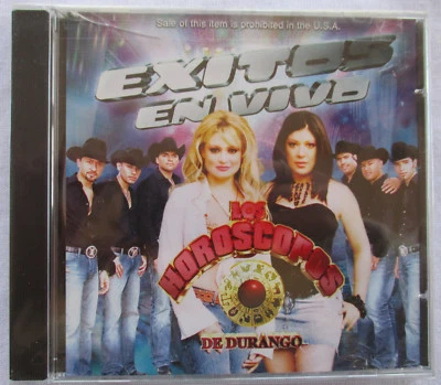 LOS HOROSCOPOS DE DURANGO "EXITOS EN VIVO" CD - BRAND NEW WITH CRACK ON CASE - Image 1 of 2