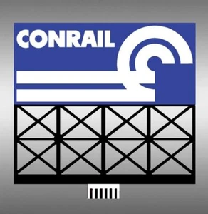 Miller Engineering Conrail Animated Neon Billboard Light Works USA Large 883651 - Picture 1 of 1