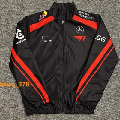 2024 LOL Spring Competition LCK Uniform Jersey Team T1 Faker Zipper Jacket Coat - Bild 1 von 4