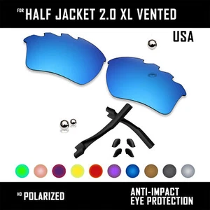 Anti Scratch Replacement Lot Lens & Kits for-Oakley Half Jacket 2.0 XL Vented - Picture 1 of 12