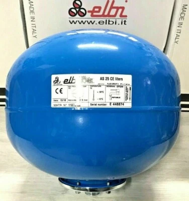 IDROSFERA SFERA 24 Litri VASO ESPANSIONE CON MEMBRANA PALLA AUTOCLAVE ELBI ITA