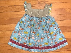 Matilda Jane It's A Wonderful Parade Love Letter Shabby Top Size 4 - Picture 1 of 6