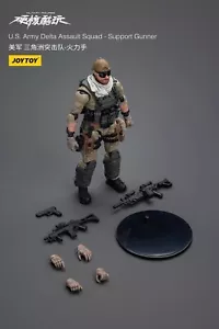 Joytoy 1/18 JT9558 U.S. Army Delta Assault Squad - Support Gunner Figur Modell Spielzeug - Bild 1 von 6