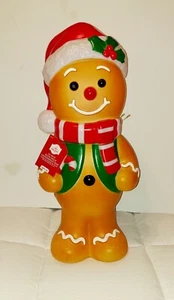 NUEVO Molde Soplado Hombre Pan de Jengibre 24" Navidad Patio Decoración Vacaciones - Imagen 1 de 4