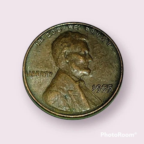 1955/55 Lincoln Cent Doubled Die Obverse DDO #1 Error great condition Cover