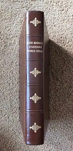 World Atlas Book Rand McNally Standard Vintage Hardback Illustrated Maps Globe M - Imagen 1 de 8