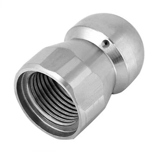 3/8 Drain & Sewer Cleaning Jetter Nozzle High Pressure Washer Accessory - Picture 1 of 7