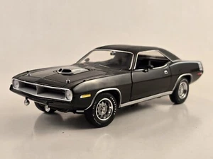 Franklin Mint 1970 Plymouth Hemi Cuda "TRIPLE BLACK" LE 1:24 L@@K! - Picture 1 of 24