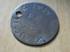 WW2 relic dogtag ww2 RAC RTR Recce Replacement from GSC - EDWIN 687