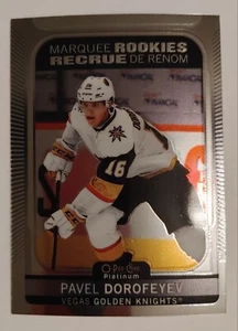 PAVEL DOROFEYEV 2021-22 O-PEE-CHEE PLATINUM ROOKIE #274 GOLDEN KNIGHTS NM-MT  A2 - Picture 1 of 2