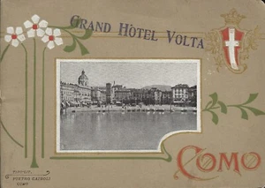 Lago di Como  1910 Brochure Grand Hotel Volta - Cairoli edz. Inglese Cantu Torno - Picture 1 of 4