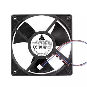 Delta EFB1224SHE DC24V 0.66A 3-Pin High Airflow Cooling Fan - Picture 1 of 1