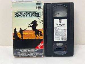 Tested ! The Man From Snowy River VHS (CBS/FOX) 1984/1982 **1st Edition** - Picture 1 of 11