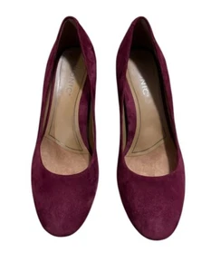 Vionic Amor Mariana Wildleder Leder Absatz Pumps weinrot Größe 9 neuwertig - Bild 1 von 7