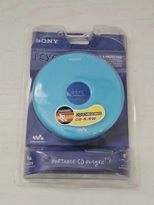 Vintage Sony CD Walkman Portable Personal CD Player Blue (D-EJ010/LI) *READ* - Picture 1 of 12